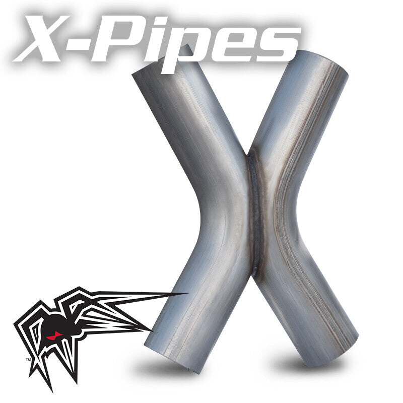 Black Widow X Pipe - 2.5" (SKU #BW0014-2) - Stainless