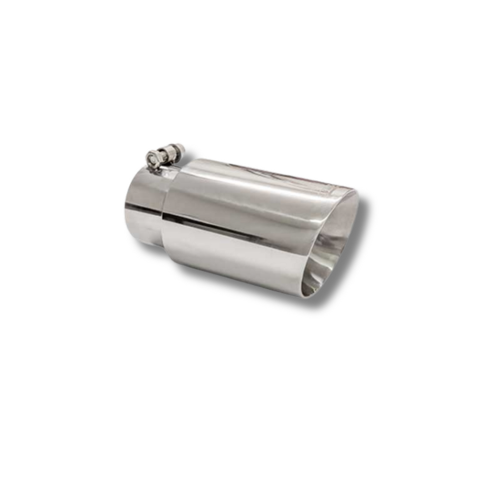 Carven Exhaust 4.00" Universal Bolt-On Exhaust Tip | Polish 2.5" Inlet | CVETIP25P