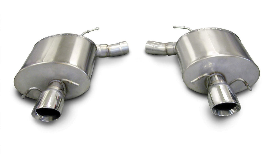 Corsa Sport / 2.5 in Axle-Back | 4.0 in POLISHED Single Tips | 2009-2014 CTS-V Sedan (14941)