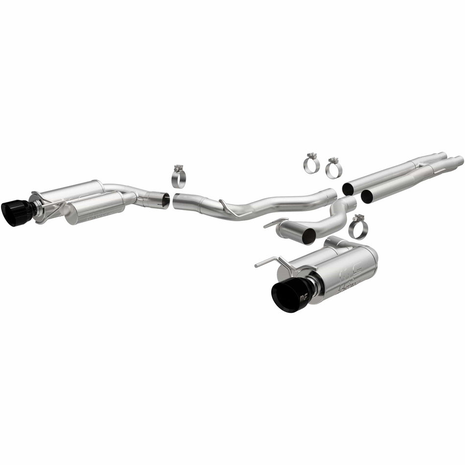 MAGNAFLOW 2024 FORD MUSTANG COMPETITION SERIES BLACK CHROME CAT-BACK PERFORMANCE EXHAUST SYSTEM |