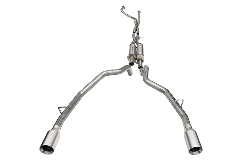 Corsa Xtreme | 2021-2024 RAM 1500 TRX 6.2L Exhaust | Black Powder Coat