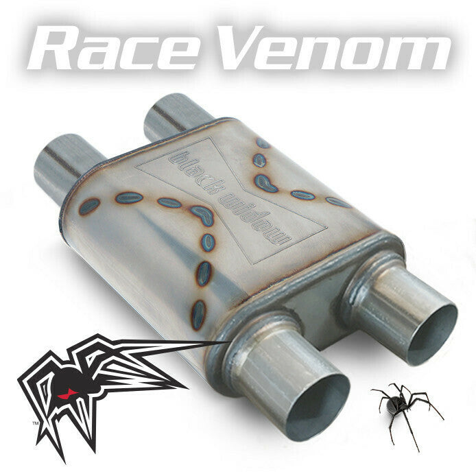 Black Widow Race Venom 2.5" dual/dual - SKU #BWDDR-22