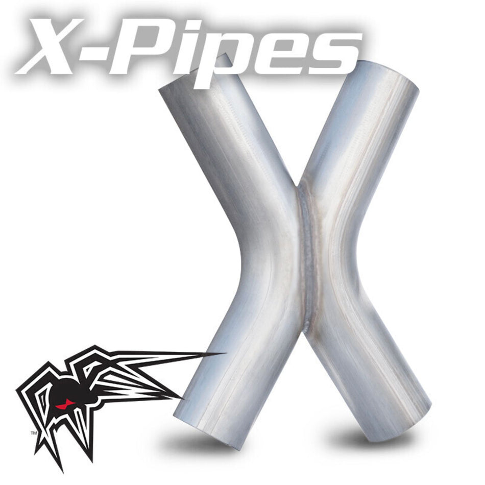 Black Widow X Pipe - 2.5" (SKU #BW0014A-2) - Aluminized