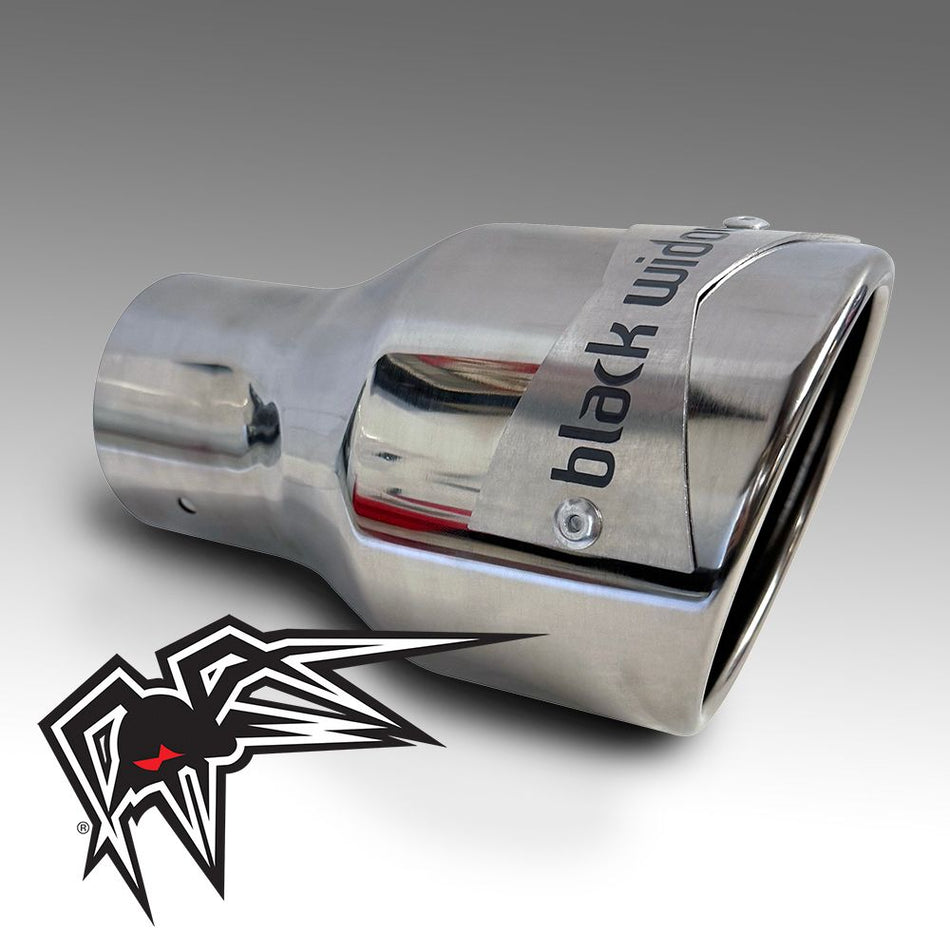 Black Widow Exhaust - 2.5" x 7" Muffler Tip (Polished) | BWTIP03-25