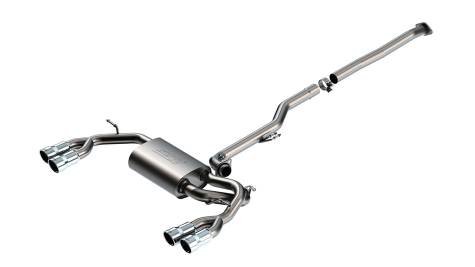 Borla | 2010-2014 Hyundai Genesis Coupe Cat-Back Exhaust System S-Type | Part # 140350