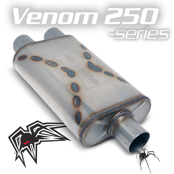 Black Widow Venom 250 Single 3"/Dual 2.5" - SKU #BWSDV2-32