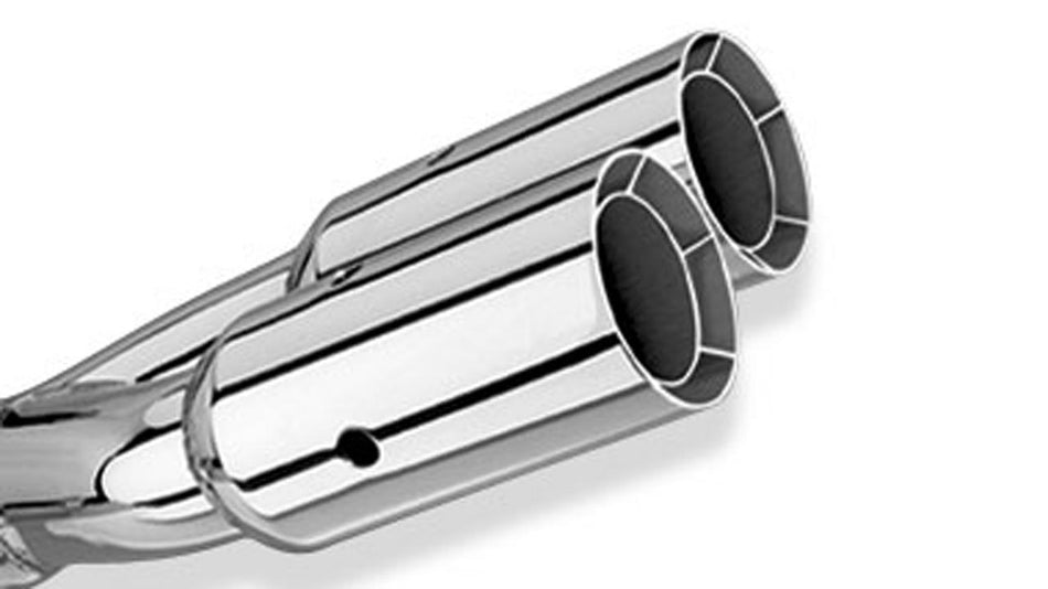 Borla Universal Round Tip | 2.5" Inlet | Stainless | Part # 20203