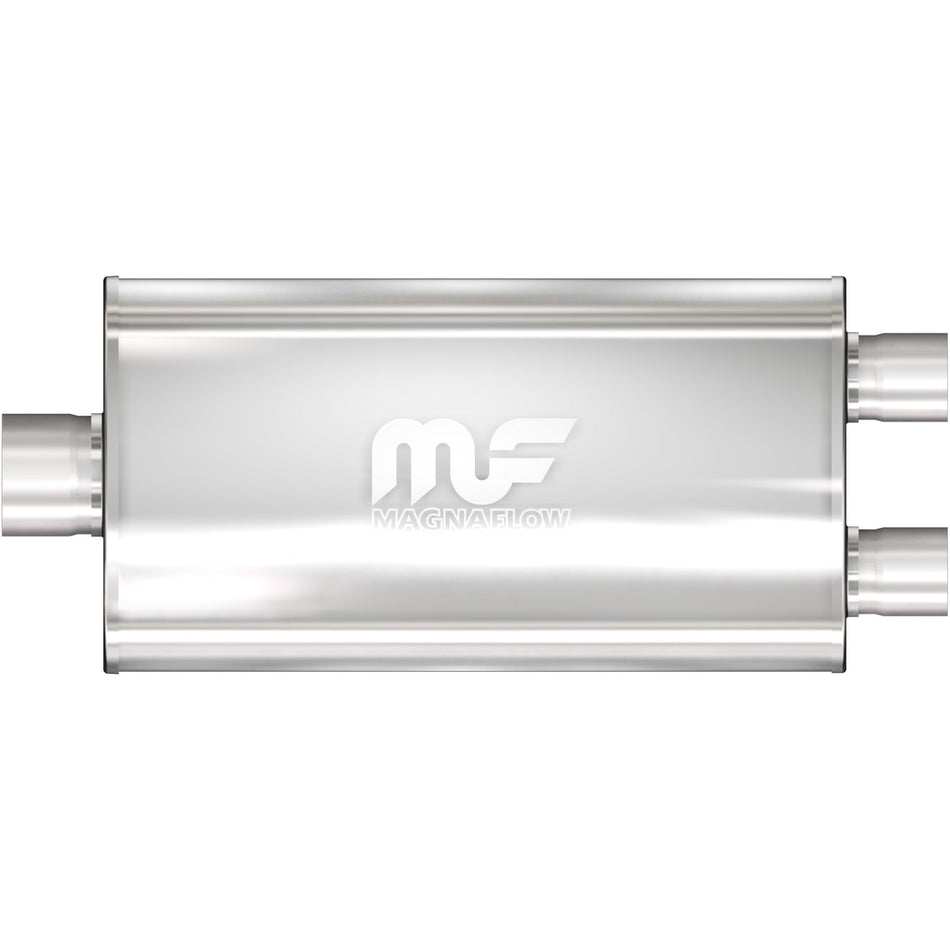 MAGNAFLOW | 12588 | 5 X 11IN. OVAL STRAIGHT-THROUGH PERFORMANCE EXHAUST MUFFLER