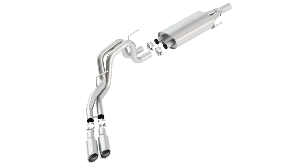 Borla | 2010-2014 Ford F-150 SVT Raptor Cat-Back Exhaust System S-Type | Part # 140383