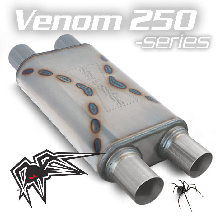 Black Widow Venom 250 2.5" dual/dual - SKU #BWDDV2-22