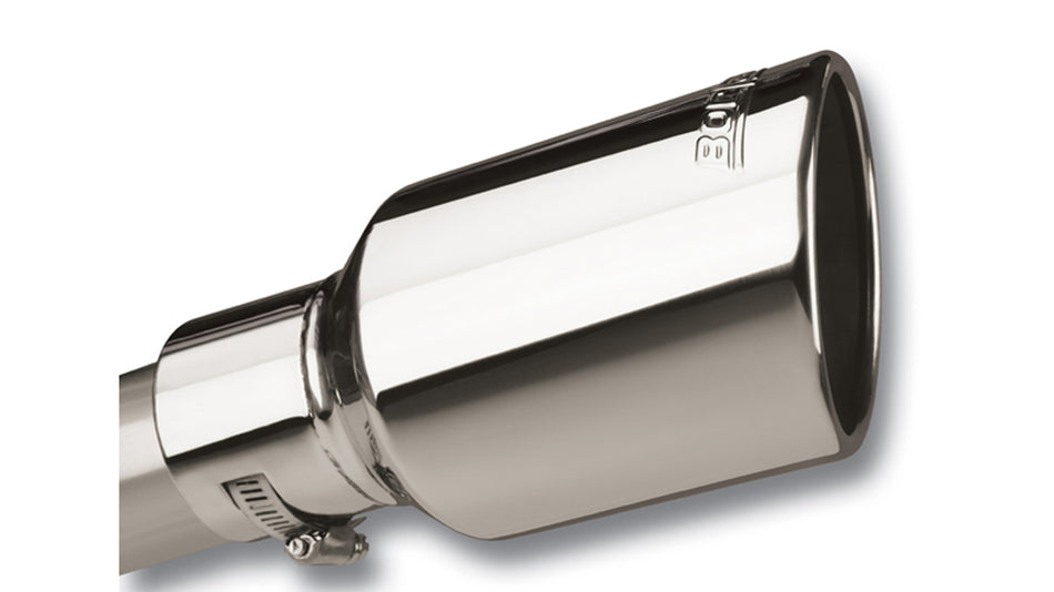 Borla Universal Round Tip | 2.5" Inlet | Stainless | Part # 20156