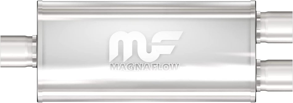 18" MagnaFlow Performance Muffler Exhaust 12288 - 3in Inlet/2.5in Outlet Diameter Center/Dual